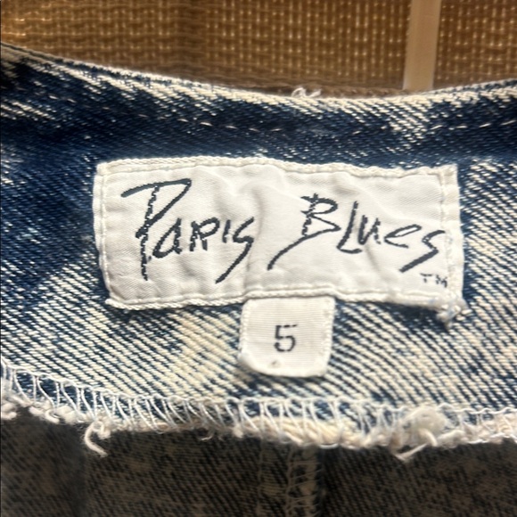 Paris Blues Acid Wash Mini Dress in Faded Blue - Picture 3 of 7